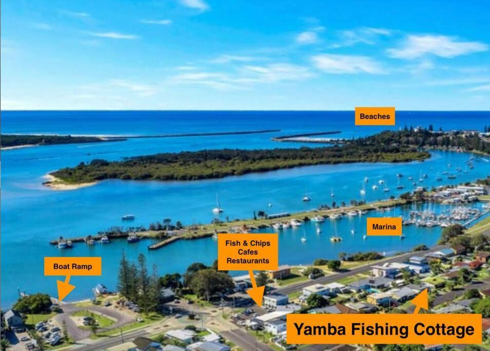 Yamba Fishing Cottage Haven Wifi Boat Parking Exterior photo